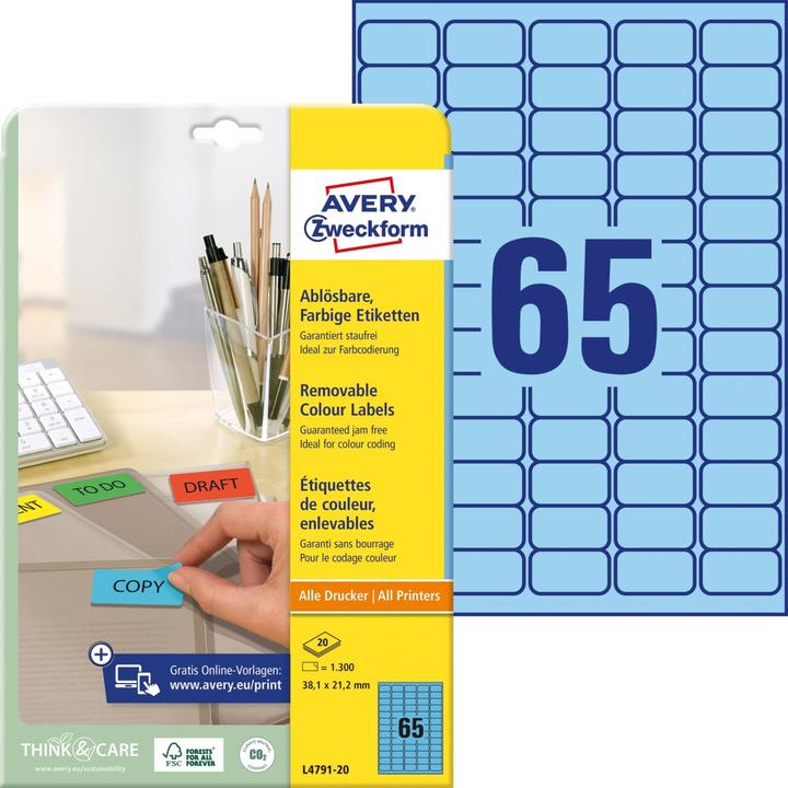Avery Labels removable adhesive