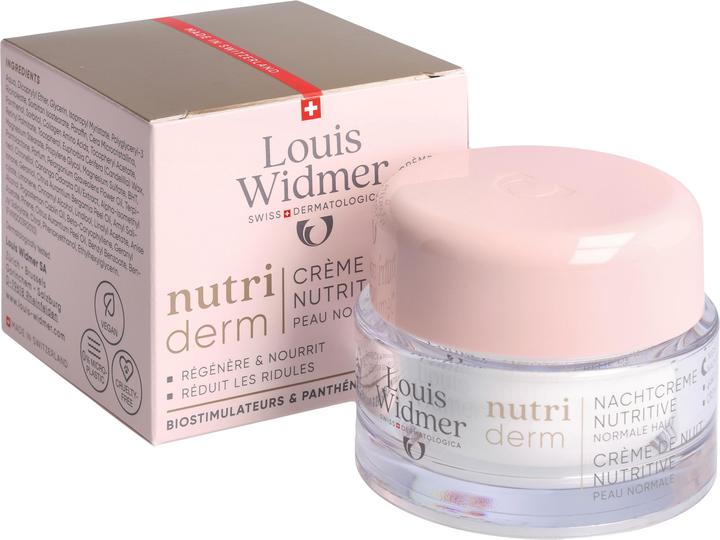 Produktbild Widmer Louis Nutriderm Nachtcreme Nutritive parfumiert 50 ml (50 ml, Nachtcreme)