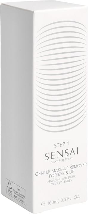 Actual product image Sensai Silky Purifying Gentle Make-Up Remover for Eye and Lip (Make-up remover, 100 ml)