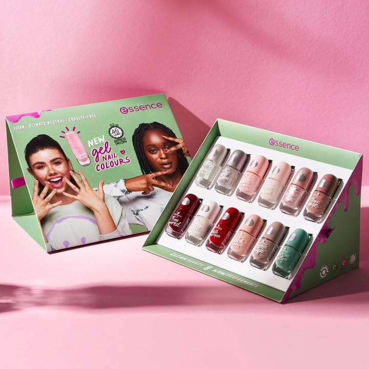 Immagine prodotto essence colore per unghie in gel (58 Meno amaro più glitter, Smalto per unghie effetto gel)