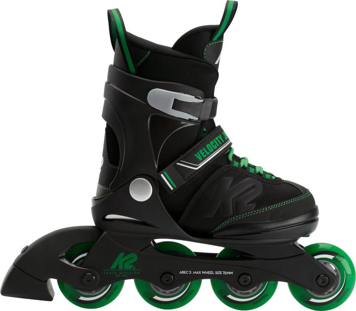 Produktbild K2 Velocity Junior Boy Inliner (Grösse: 29.0-34.0, black/green) (29)