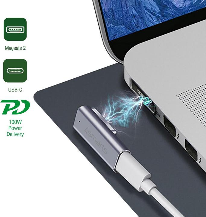 Actual product image 4smarts Adapter USB-C PD 100W Magsafe 2 540466 (USB B)