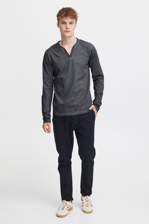 Immagine prodotto Solid Tinox - Maglie a manica lunga Con Collo A V da Uomo In Cotone 100% (M)