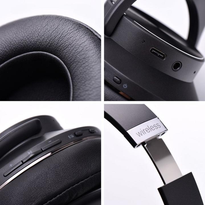 Image du produit Doqaus Casque filaire sans fil bluetooth VOGUE 5 2in1 noir (12 h, Sans fil)