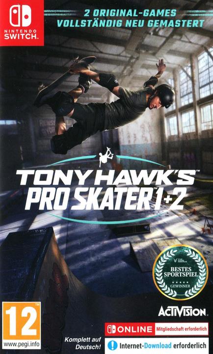 Immagine prodotto Activision Tony Hawk Pro Skater 1 + 2 (Switch, Switch Lite, Switch OLED, Multilingue)