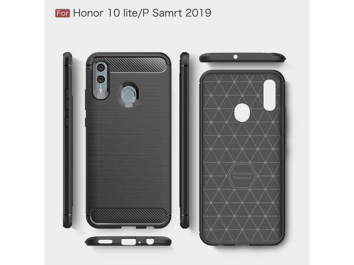 Image du produit Screenguard Housse Huawei P Smart 2019 Carbon Brushed Soft TPU (Huawei P Smart+ (2019))