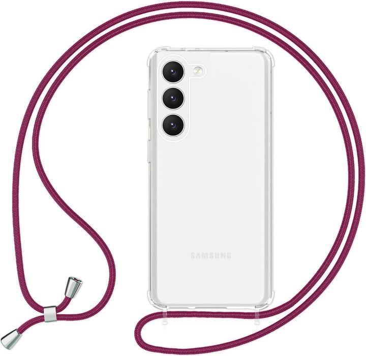 Image du produit Nalia Étui hybride clair avec chaîne à porter autour du cou