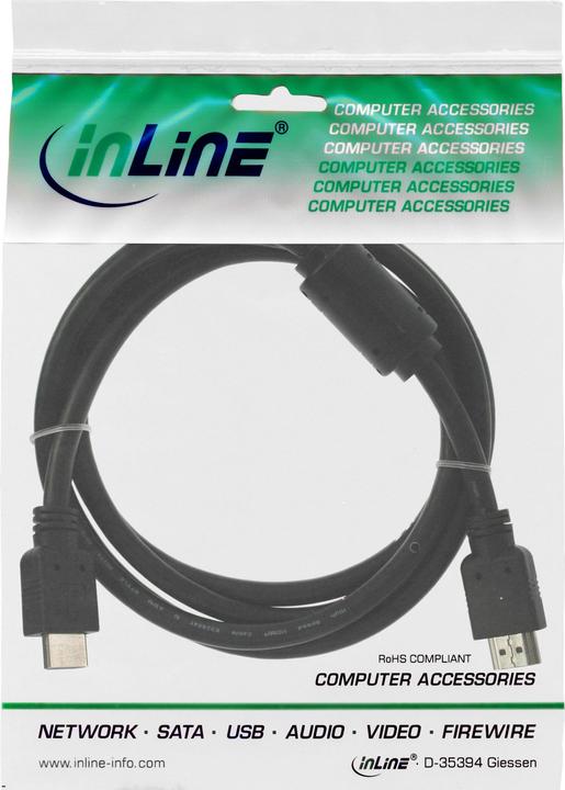 Produktbild InLine HDMI (Typ A) — HDMI (Typ A) (0.50 m, HDMI)