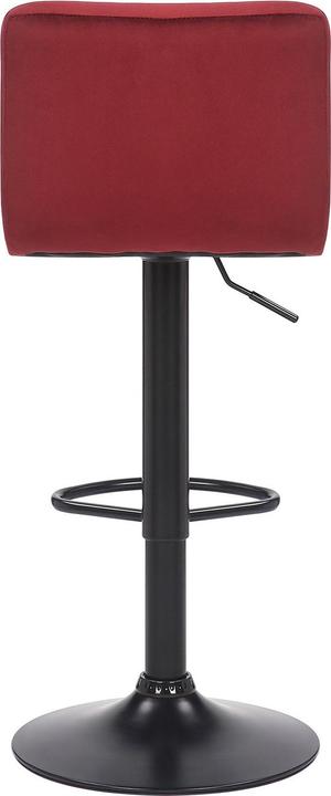 Produktbild Swisshandel24 4er Set Barhocker Feni Samt, rot