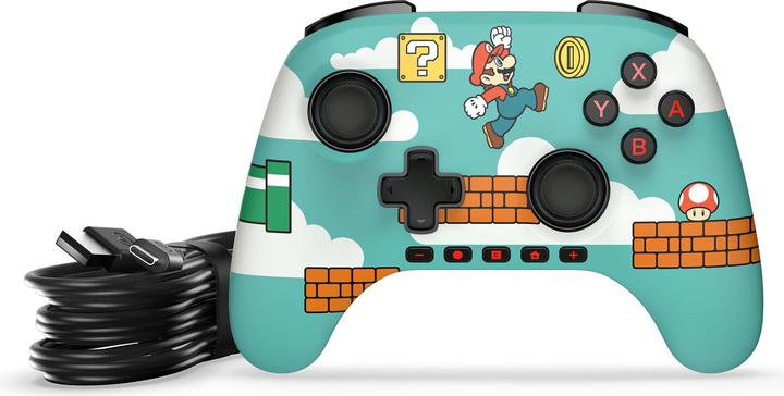 Actual product image PowerA NSW2 Controller Advantage wired Mario Time! (Switch 2)