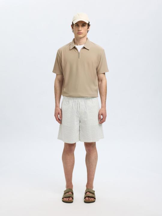Produktbild Selected Homme Half-Zip Plissee Polo shirt (L)