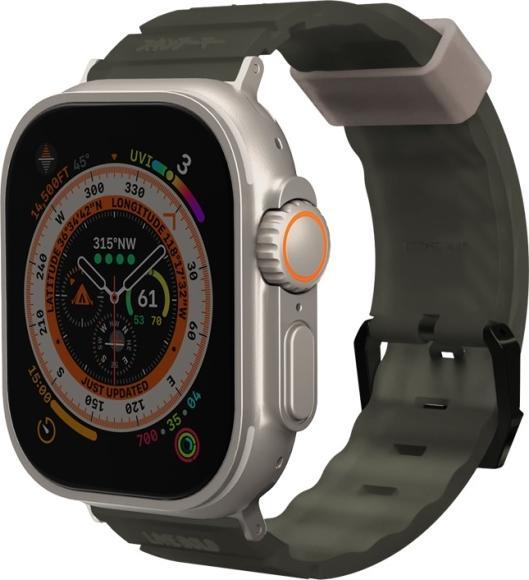 Produktbild Skinarma Band Shokku Apple Watch 49/45/44mm dark olive (Kunststoff, Silikon)