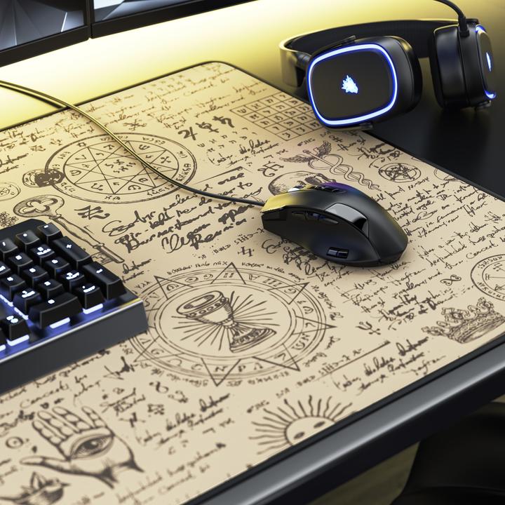 Actual product image Titanwolf Gaming mouse pad, XXXL speed mouse mat 1200 x 600 mm, speed & precision, Alchemy (XXL)