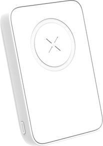 Tiger Powerbank induction charger, MagSafe compatible 10,000mAh White (10000 mAh, 20 W)