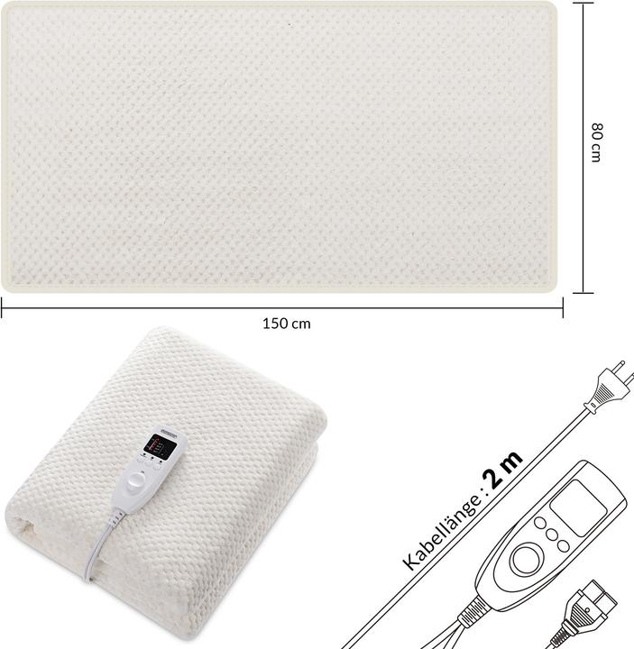 Actual product image Monzana Heated Mattress Pad (150 x 80 cm)