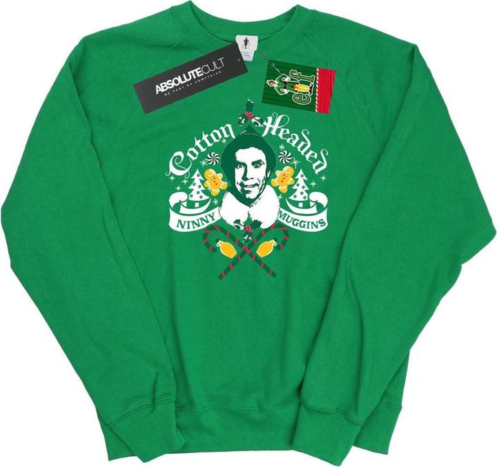 Elf Cotton Headed Ninny Muggins Sweatshirt (L)