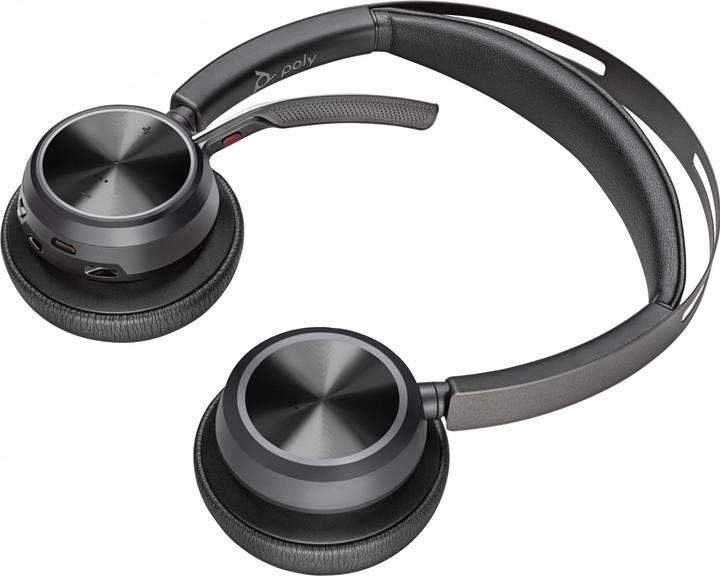 Actual product image HP POLY Voyager Focus 2 USB-C-C Headset +USB-C/A Adapter (Wireless, USB-C)