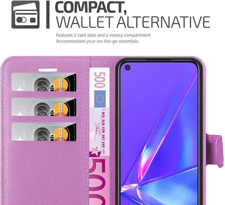Actual product image Cadorabo Book with stand function cover (Oppo A72)