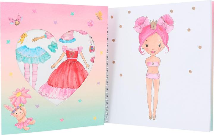Produktbild Magni Depesche 12462 Princess Mimi Dress me up - Stickerbuch mit 24 Seiten zum Designen schicker Prinzessi