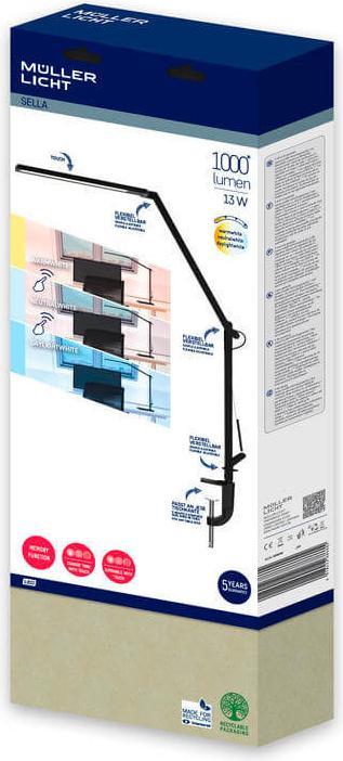 Image du produit Müller Licht Lampe de bureau LED MÜLLER-LICHT Sella, changement de couleur, 9,6W