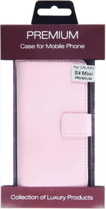 Productafbeelding OEM Slim Leather Book Case voor Galaxy S4 mini - roze 4250710507795 (Samsung Galaxy S4 Mini I9195, Samsung Galaxy S4 Zoom)