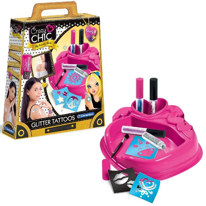 Actual product image Clementoni Crazy Chic - glitter tattoos