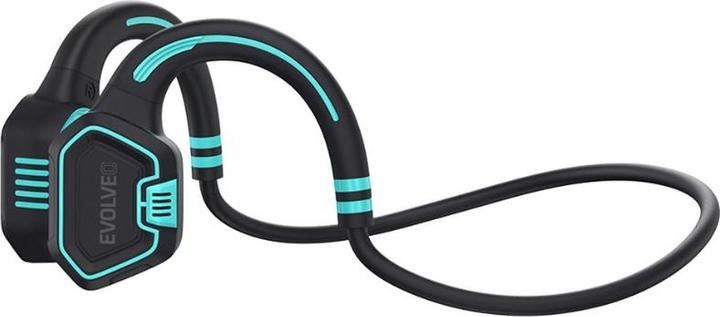 Immagine prodotto A4Tech EVOLVEO BoneSwim MP3 16GB, bluetooth bezdrátová sluchátka s mikrofonem na lícní kosti, modré (Senza fili)