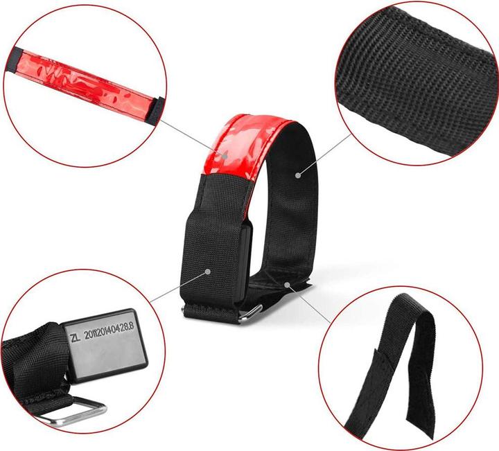 Actual product image Stride Aufladbares USB Leuchtarmband für Kinder / Erwachsene zum Sport