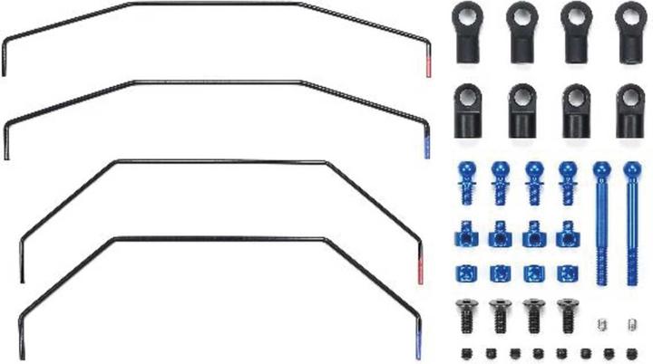 Actual product image Tamiya TD4 rod roller set (F/R)