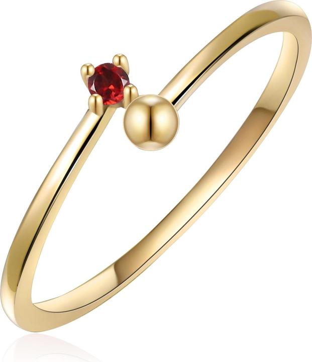 Immagine prodotto Glanzstücke München Donna Argento Granato Oro Giallo - 15436 (56, 925 Argento)