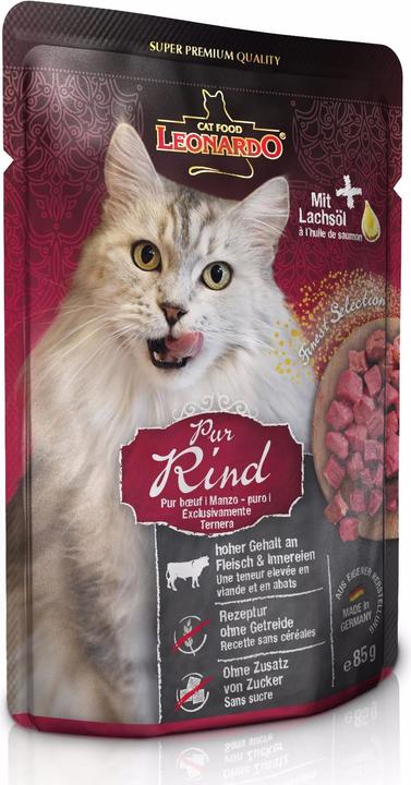 Produktbild Leonardo Cat Food Rind Pur (Adult, 1 Stk., 1360 g)