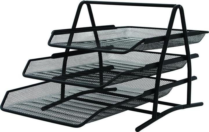 Actual product image Q-Connect Letter tray set black (C4)