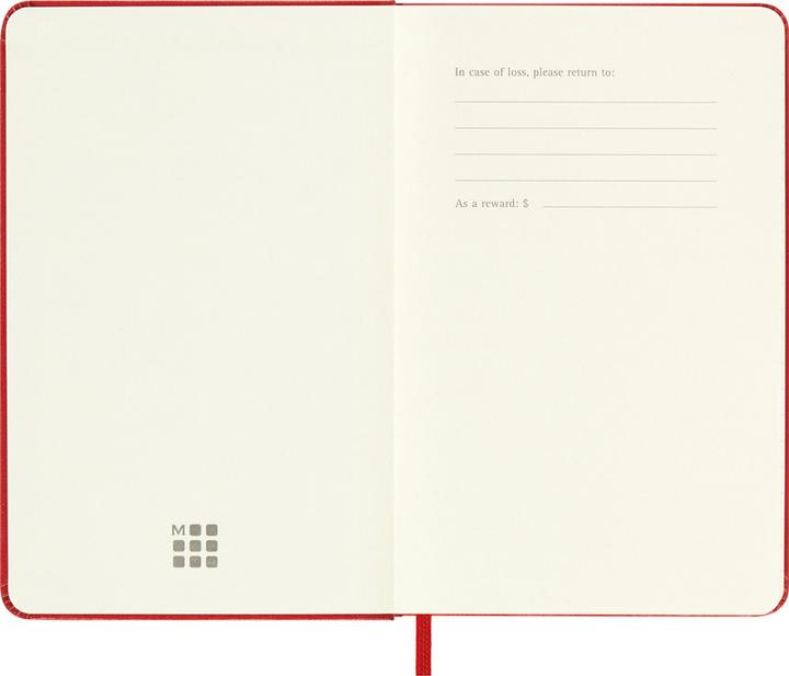 Actual product image Moleskine Student Agenda Hard Cover Weekly Notebook (9 x 14 cm, Hardcover, English)