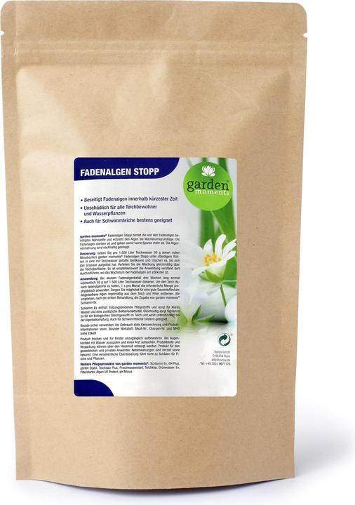 Produktbild garden moments Fadenalgen Stopp 5000g 150000l Teichwasser Teichpflege