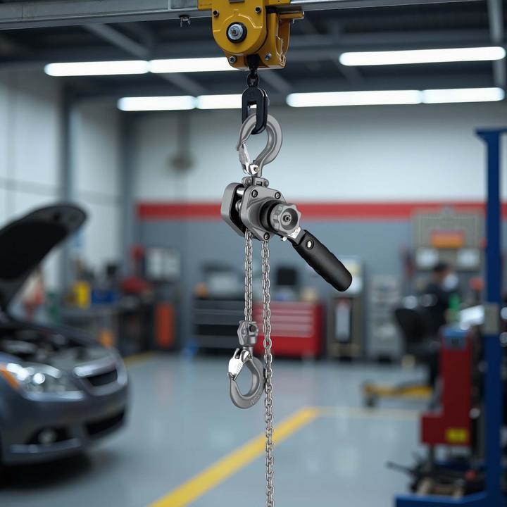 Produktbild Wiltec Mini Hebelzug bis 250kg Handkettenzug 1,5m Hubhöhe Kettenzug Hebezeug