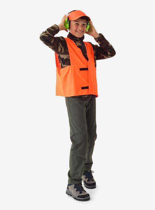 Produktbild Solognac Hose 500 strapazierfähig Kinder grün (122)