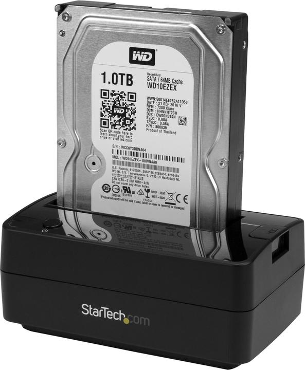 Actual product image StarTech Docking station for 6.35cm/8.89cm 2.5/3.5inch SATA drives - USB 3.1 (USB-A, USB-C) or eSATA -...
