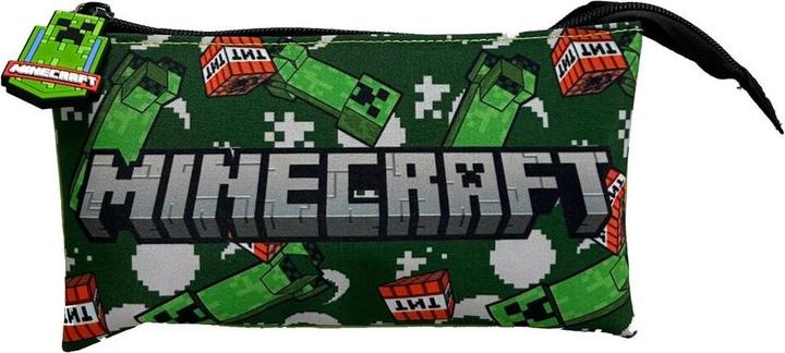 Produktbild Manenti Minecraft triple pencil case