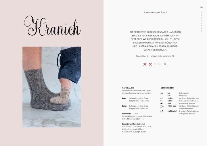 Actual product image Socken häkeln für die ganze Familie (German, Sascha Blase-Van Wagtendonk, 2024)