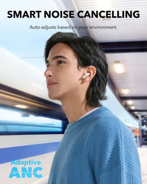Immagine prodotto soundcore P40i Beżowe (ANC, 12 h, Senza fili)
