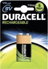 Produktbild Duracell Recharge Ultra (1 Stk., 9V Block, 170 mAh)