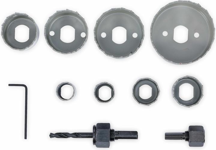 Produktbild BGS Lochsägen-Satz Ø 19 - 64 mm Tiefe 24 mm 11-tlg. (64 mm)