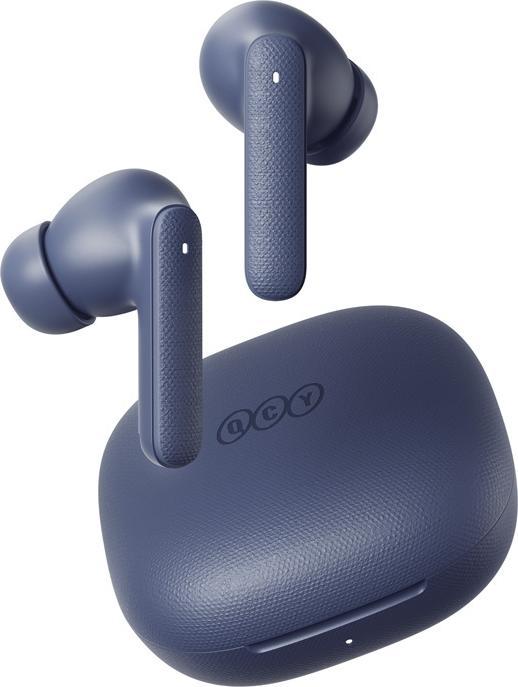 Actual product image QCY TWS Buds T43 ANC Headphones (blue) (ANC, Wireless)