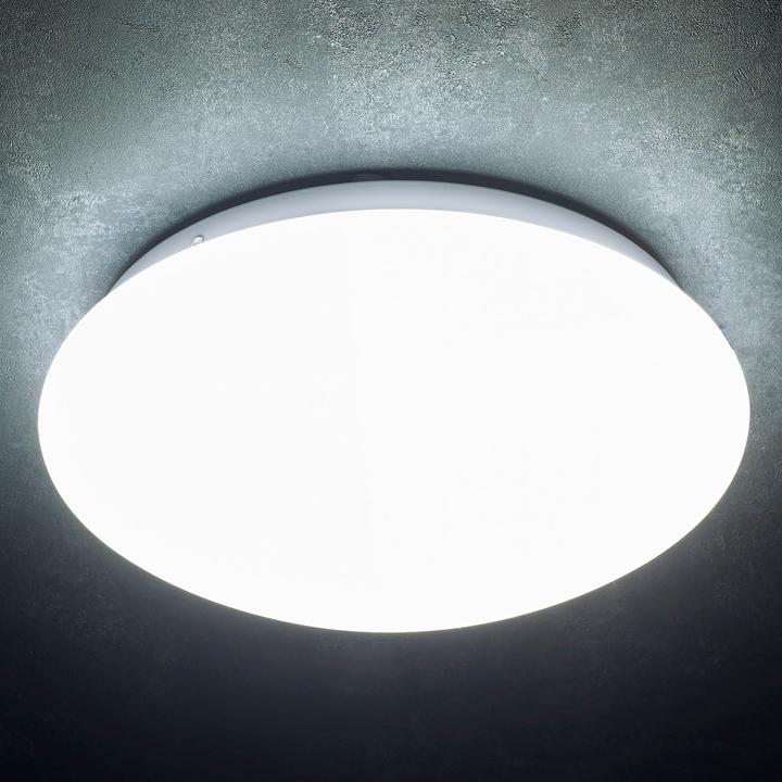 Produktbild Luminea 2er-Set High-Power-LED-Lampen mit Radar-Bewegungsmelder (15 m)