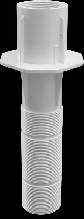 Produktbild Flotide Mauerdurchführung ABS 50 mm x 2" Klebemuffe x Aussengewinde Weiss 300 mm