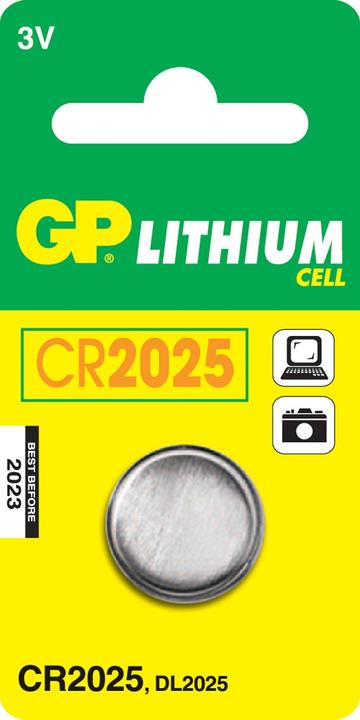Actual product image GP Batteries Cr2025 (1 pcs., CR2025, 165 mAh)