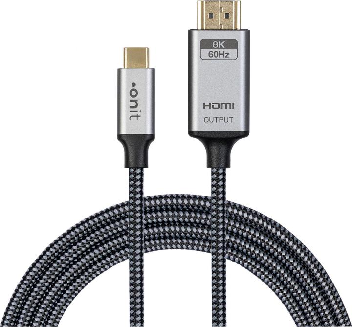 Produktbild Onit USB C — HDMI (Typ A) (2 m, USB Typ C, HDMI)