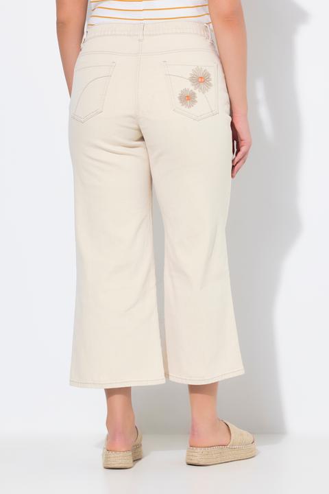 Produktbild Ulla Popken Jeans-Culotte, weites Bein, ungefärbt (60)