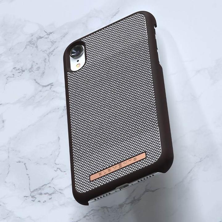 Productafbeelding Nordic Elements Saeson Idun - iPhone XR (Donkerbruin Patroon 1) Doek Etui (Apple iPhone XR)