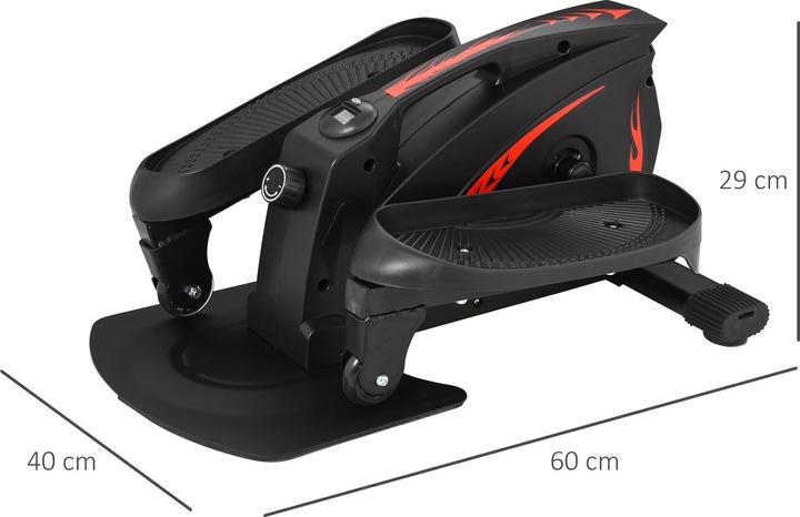Produktbild Homcom Mini Stepper mit LCD-Monitor Heimtrainer Pedaltrainer mit stufenlos einstellbarem Widerstand